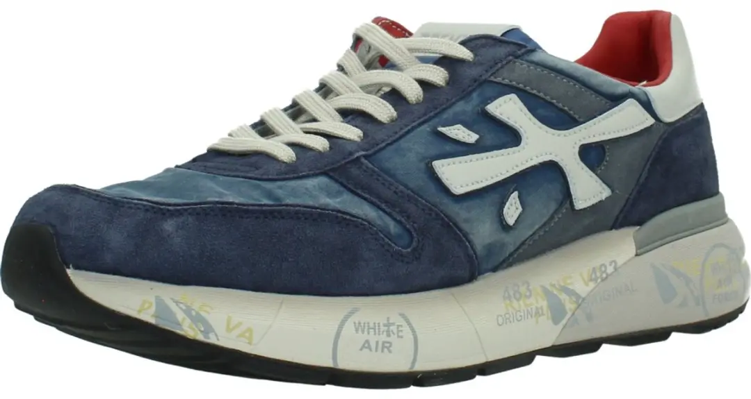 Premiata Mick Sneakers - Blauw - afbeelding 3 van 4