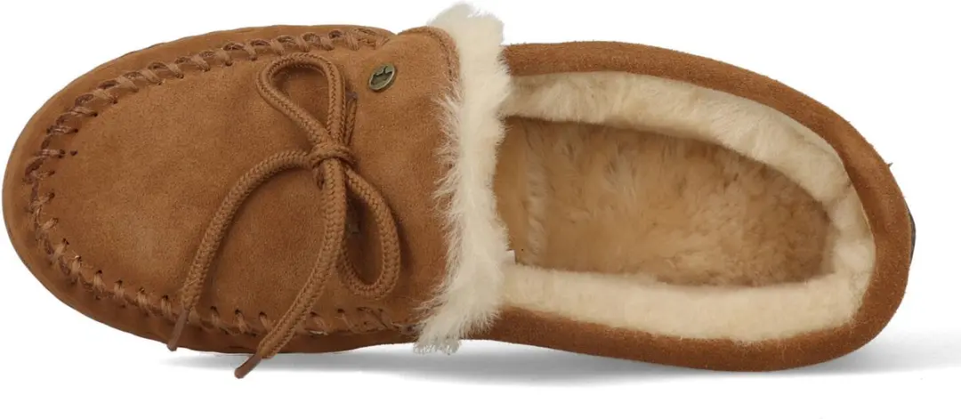 Warmbat Koala Women Suede Sloffen - Cognac - afbeelding 5 van 6