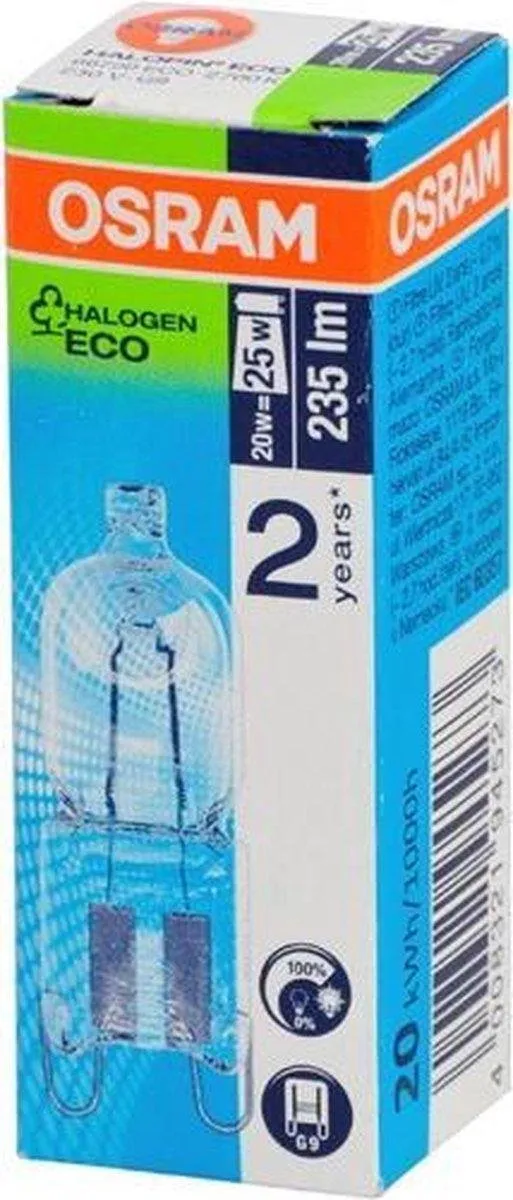 Osram HALOPIN PRO Halogeenlamp 20W G9 - Warm wit