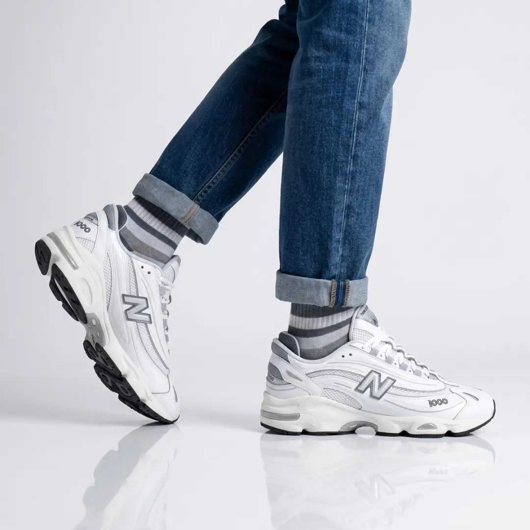 New Balance 1000 Heren Sneakers M1000D - Wit - afbeelding 2 van 6