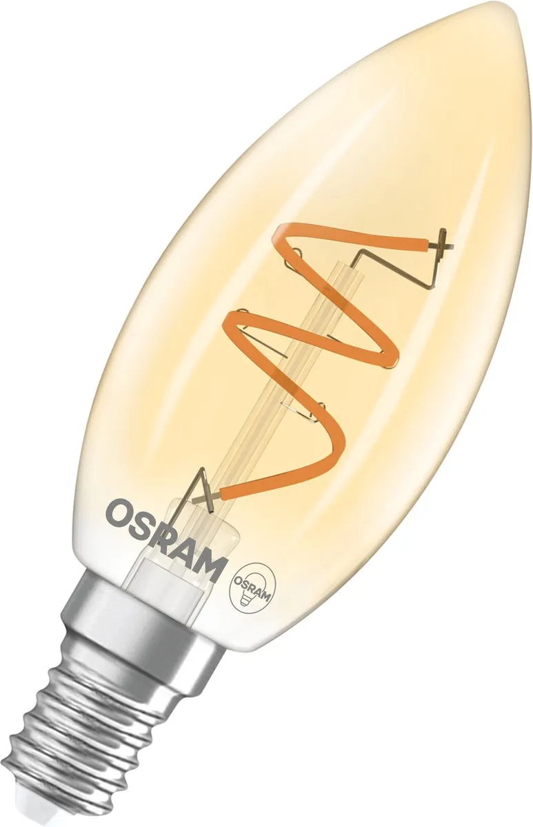 Osram Vintage 1906 LED Classic Slim E14 Goud 3.5W 300lm