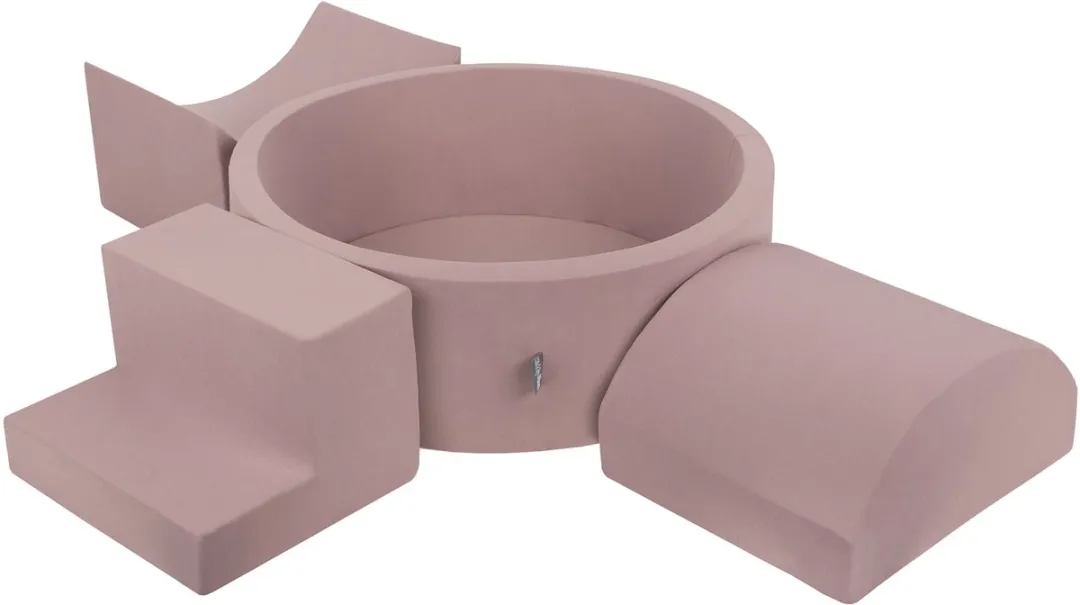 KiddyMoon Foam Speeltuin PPZP-OK30D-134 - 300 Ballen - Pastel Beige