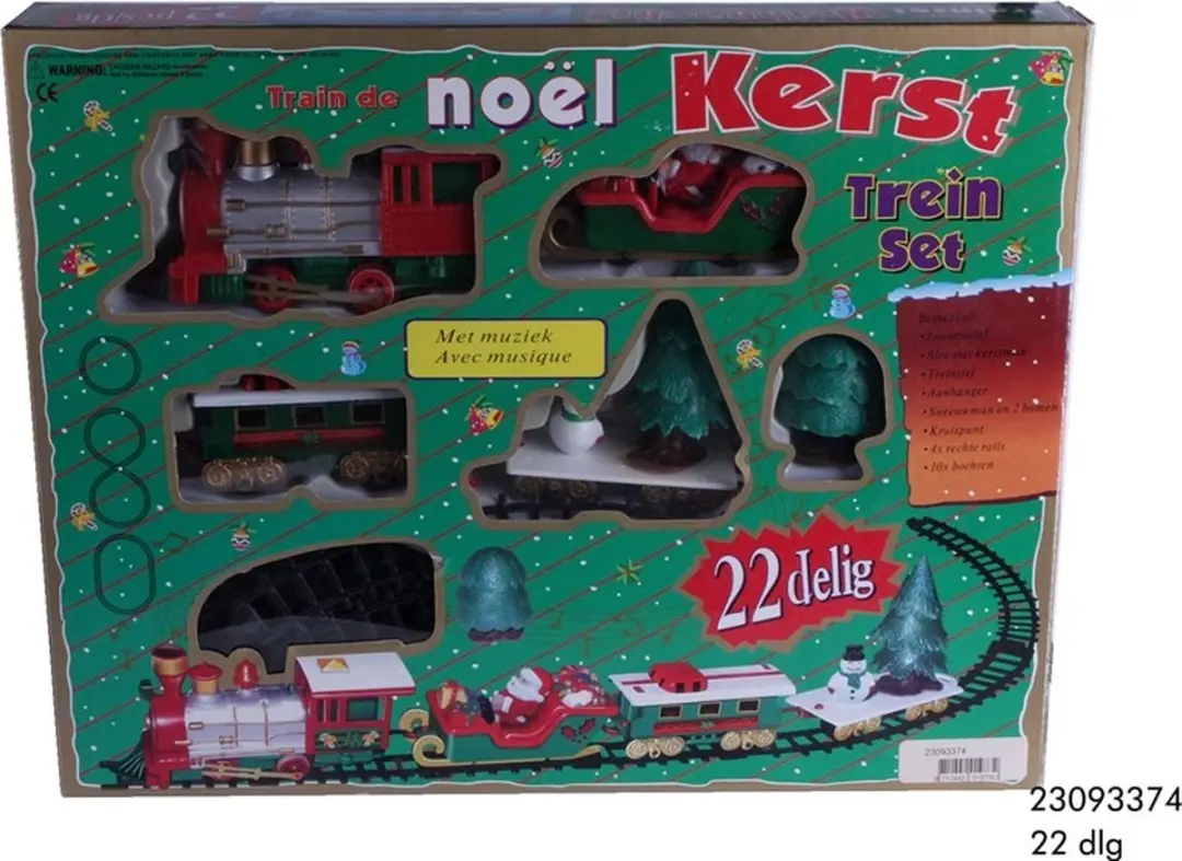 Svenska Living Kerst Treinset Rijdend 22-delig - afbeelding 3 van 3