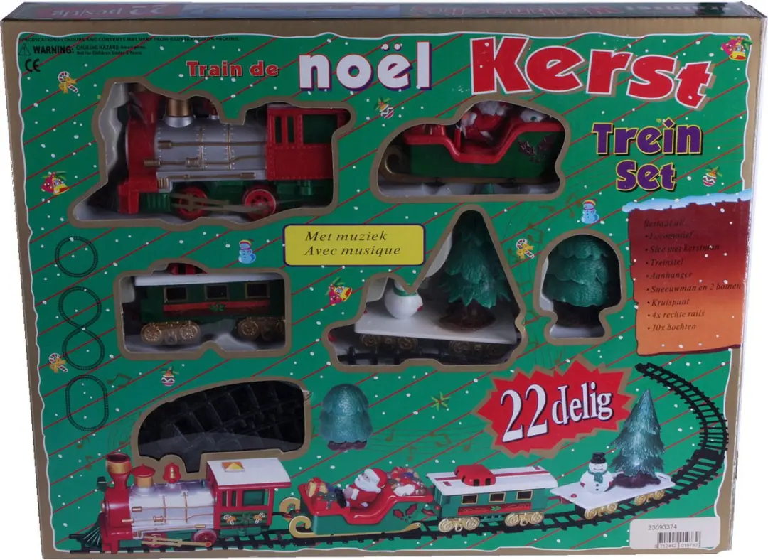 Svenska Living Kerst Treinset Rijdend 22-delig
