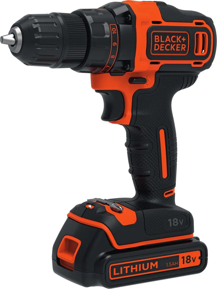 BLACK+DECKER BDCDD186K Accuboormachine 1500mAh