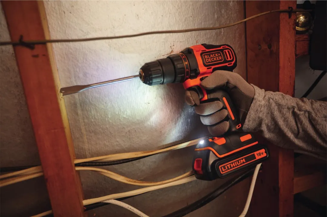 BLACK+DECKER BDCDD186K Accuboormachine 1500mAh - 2 snelheden - afbeelding 4 van 4