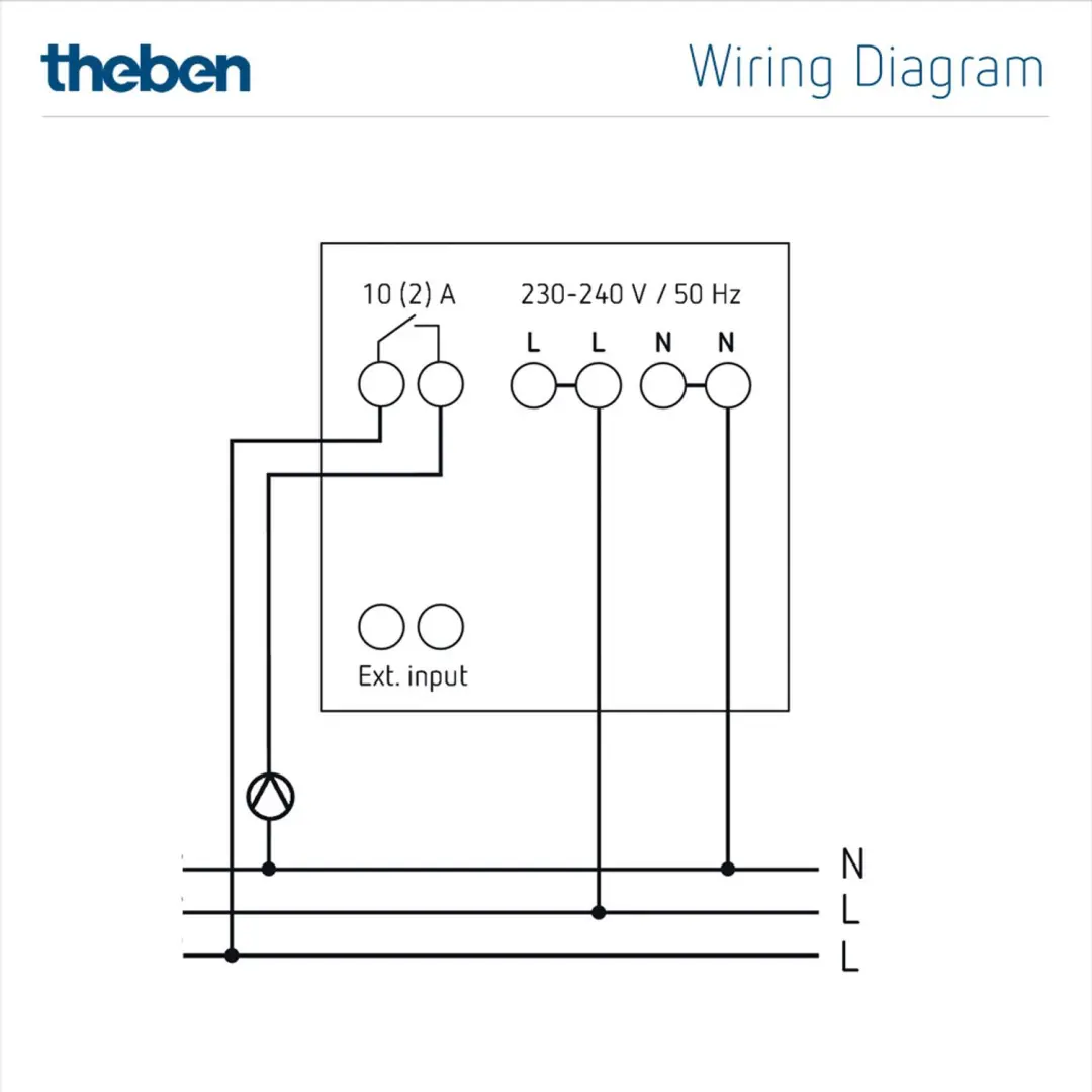 Theben RAMSES 812 top3 Digitale Klokthermostaat - afbeelding 6 van 6