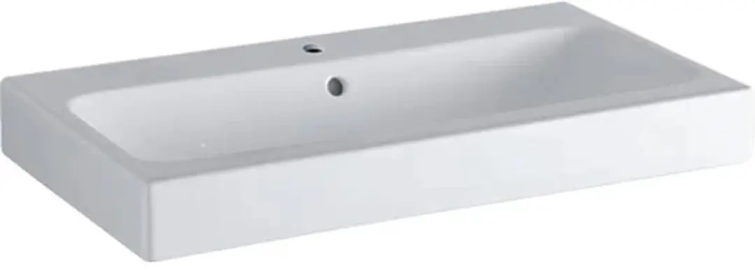 Geberit iCon Wastafel 124575000 - 75x49cm - Wit - afbeelding 2 van 2