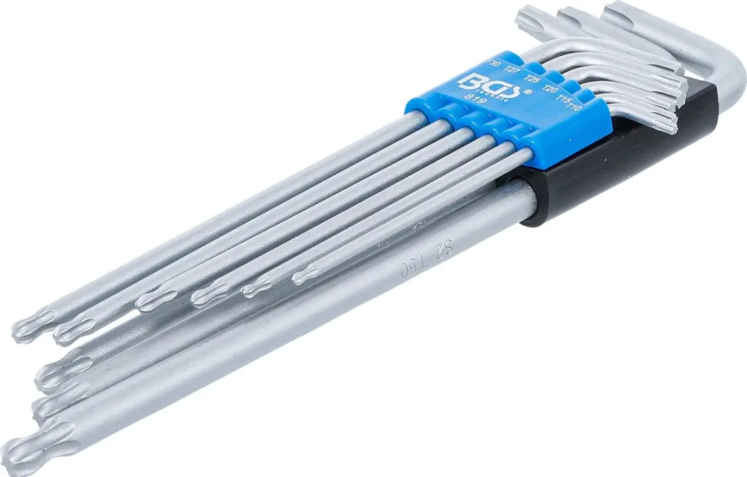 BGS Torx Stiftsleutelset Extra Lang T10-T50