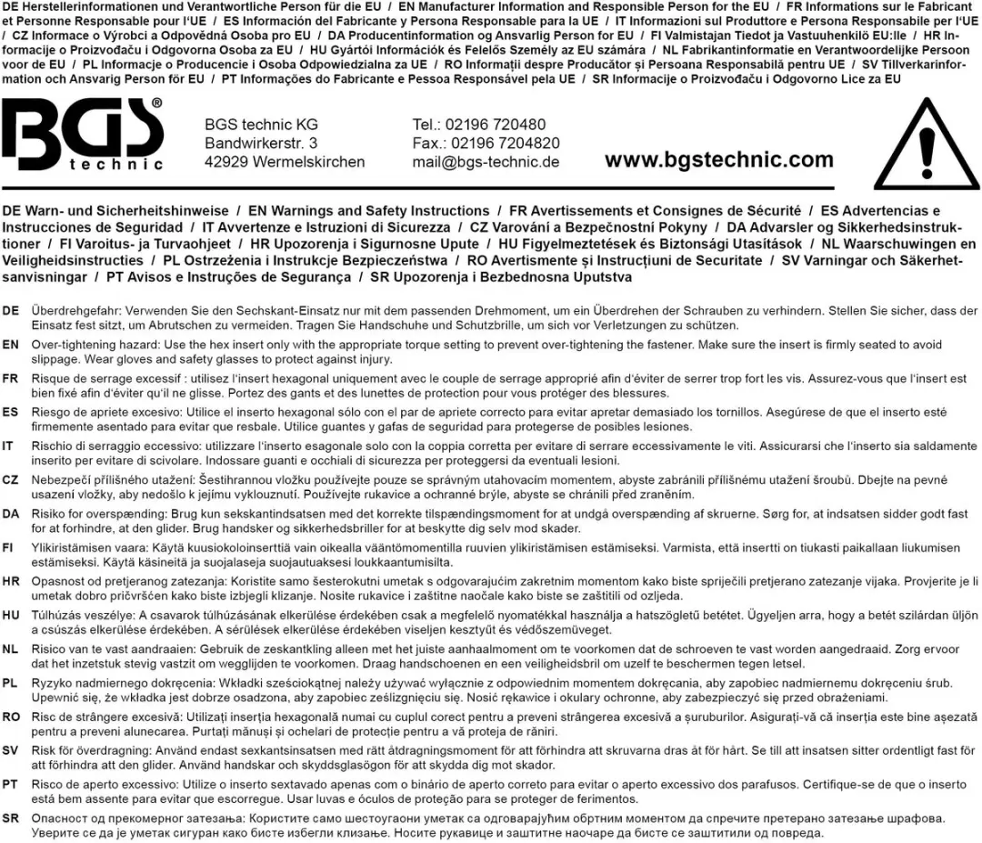 BGS technic Dopsleutel zeskant 1/4" - 7 mm - afbeelding 2 van 4