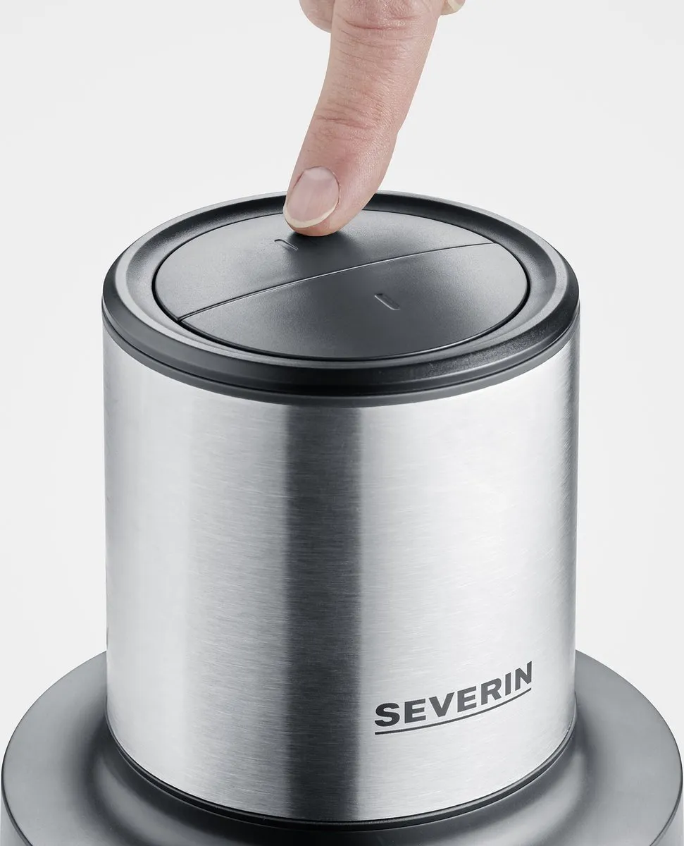 Severin KM 3867 Hakmolen 400W - Zwart/RVS/Glas