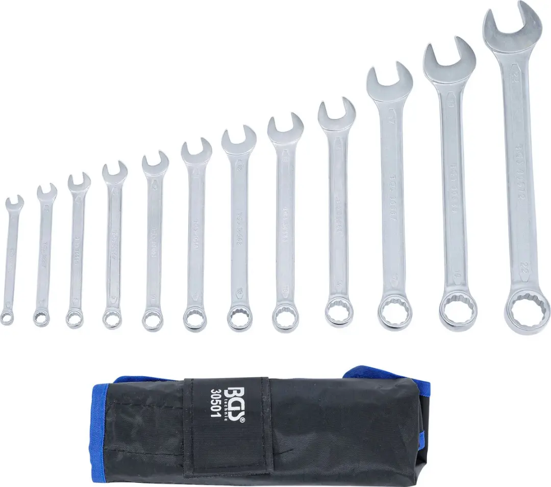 BGS technic Steekringsleutelset 6-22mm 12-delig - afbeelding 5 van 6