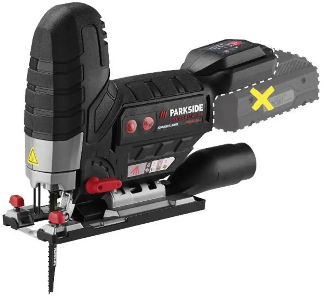 PARKSIDE PERFORMANCE Accu-decoupeerzaag 20V - afbeelding 2 van 4