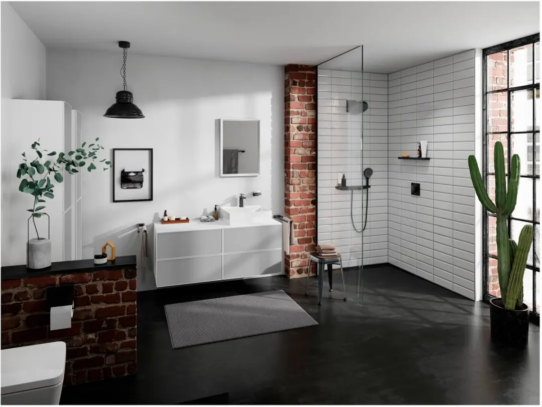 Hansgrohe Xevolos E Wastafel 50x48cm - Wit 61090450 - afbeelding 2 van 5
