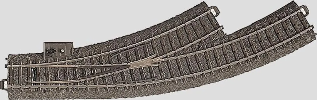 Märklin H0 C-rails Gebogen Wissel Links 24671