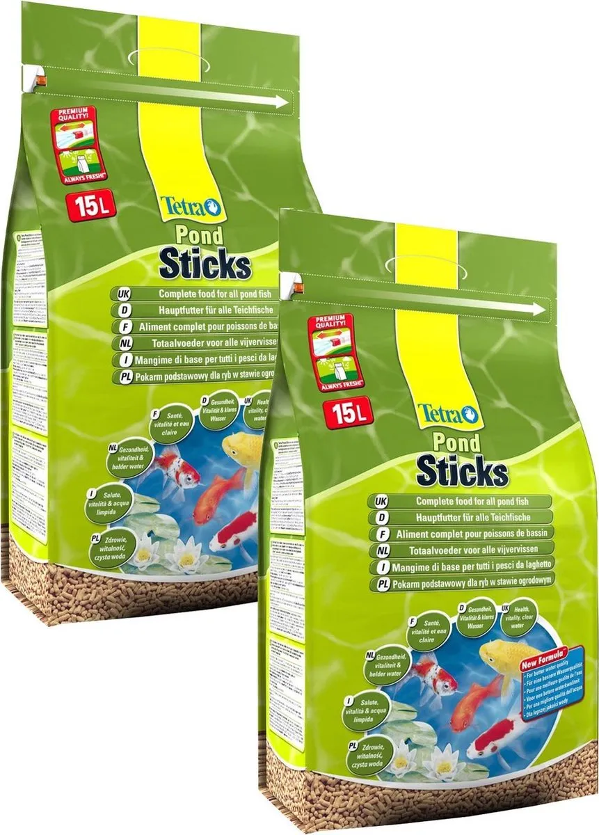 Tetra Pond Sticks - 30 Liter (2x15L)