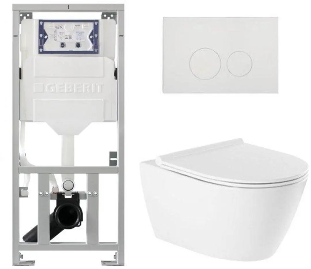 QeramiQ Salina rimless toiletset