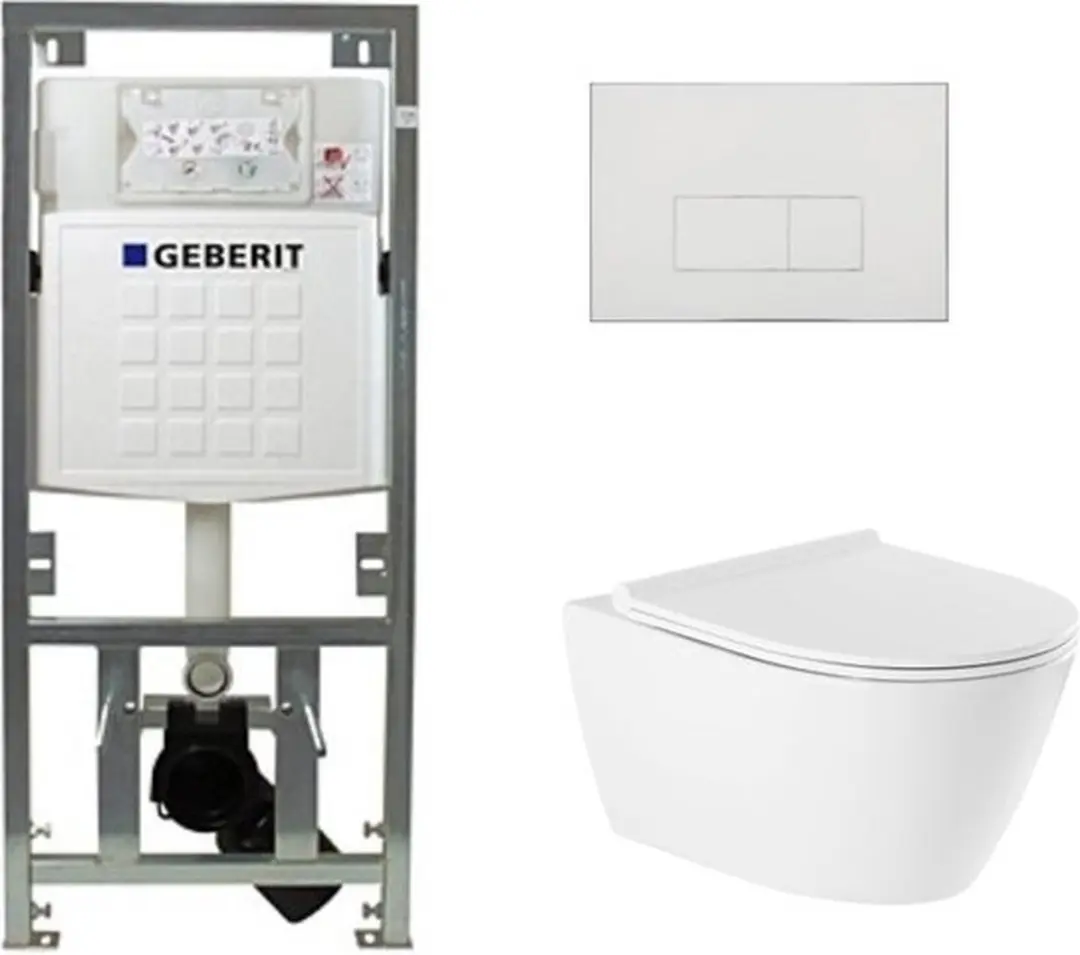 QeramiQ Salina rimless toiletset
