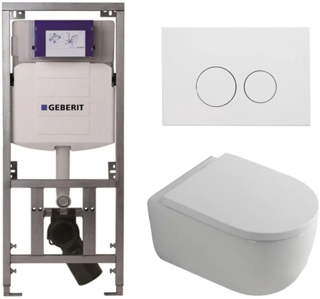 QeramiQ Dely Swirl Toiletset