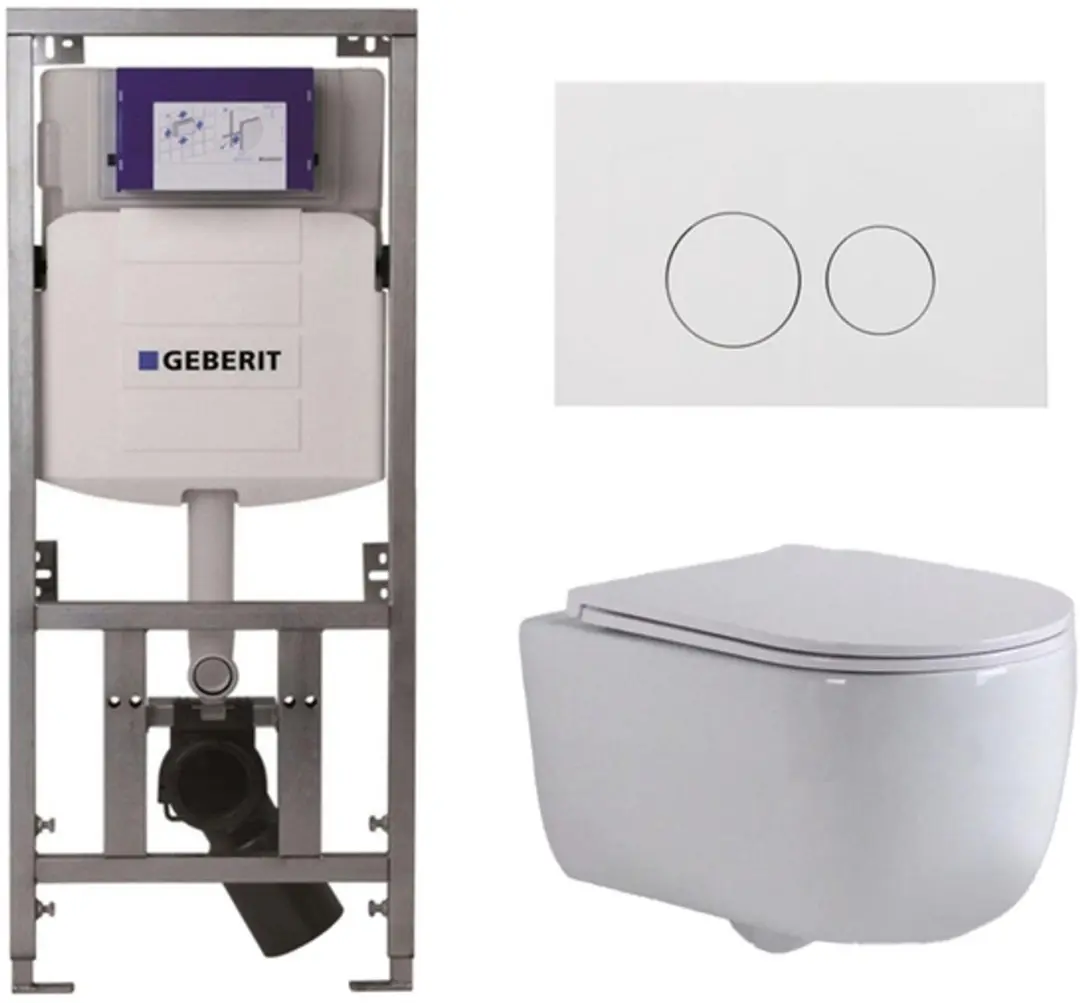 QeramiQ Dely Swirl Toiletset