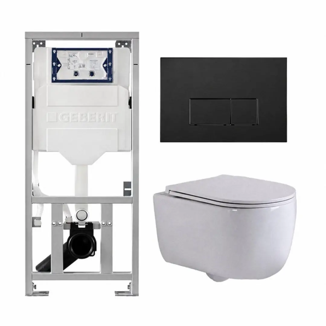 QeramiQ Dely Swirl Toiletset