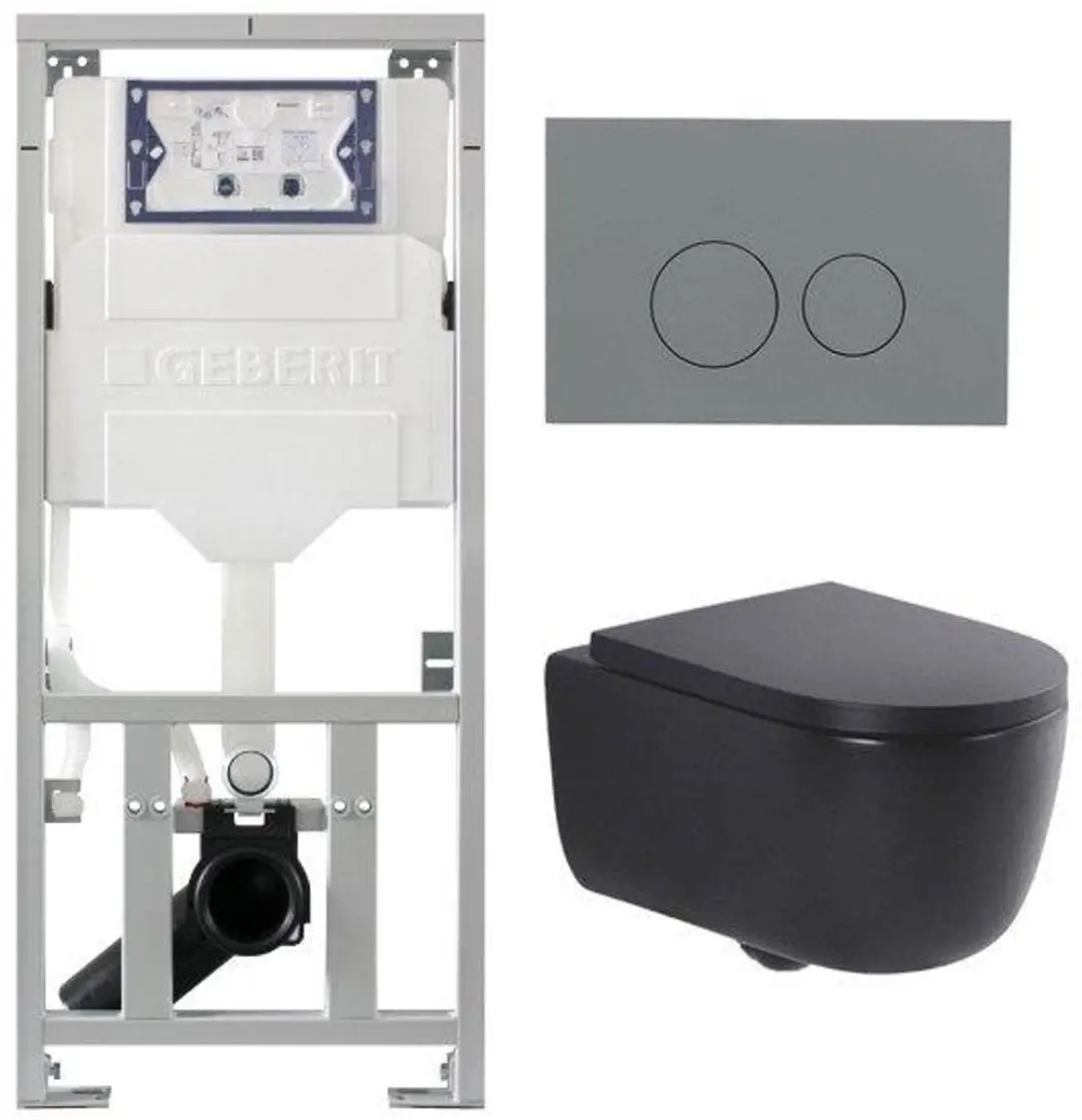 QeramiQ Dely Swirl Toiletset