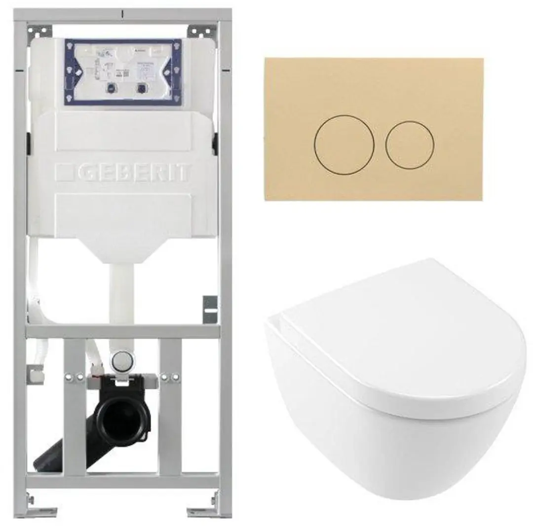 Villeroy & Boch Subway 2.0 Compact DirectFlush Toiletset Geberit reservoir