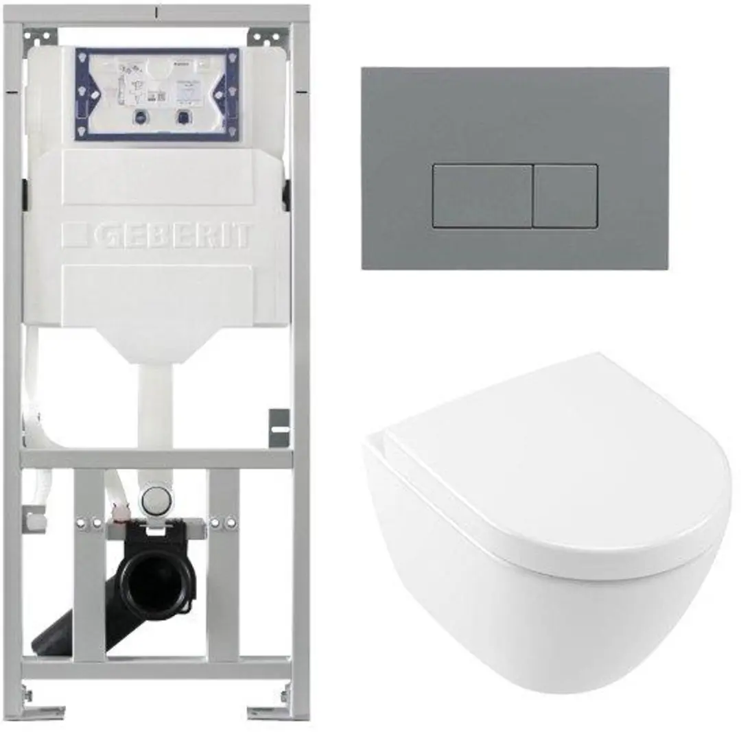 Villeroy & Boch Subway 2.0 compact DirectFlush Toiletset Geberit reservoir