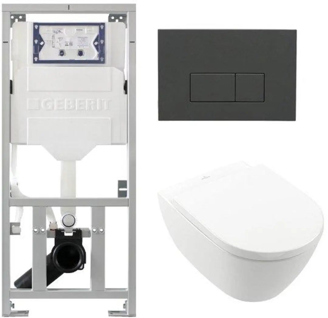 Villeroy & Boch Subway 2.0 DirectFlush Toiletset geberit reservoir bedieningspla