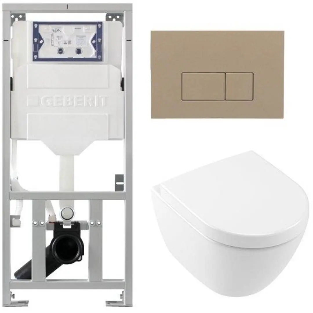 Villeroy & Boch Subway 2.0 compact DirectFlush Toiletset Geberit reservoir