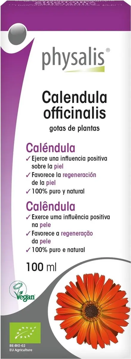 Physalis Calendula Oliemaceraat Bio 100ml - afbeelding 4 van 4