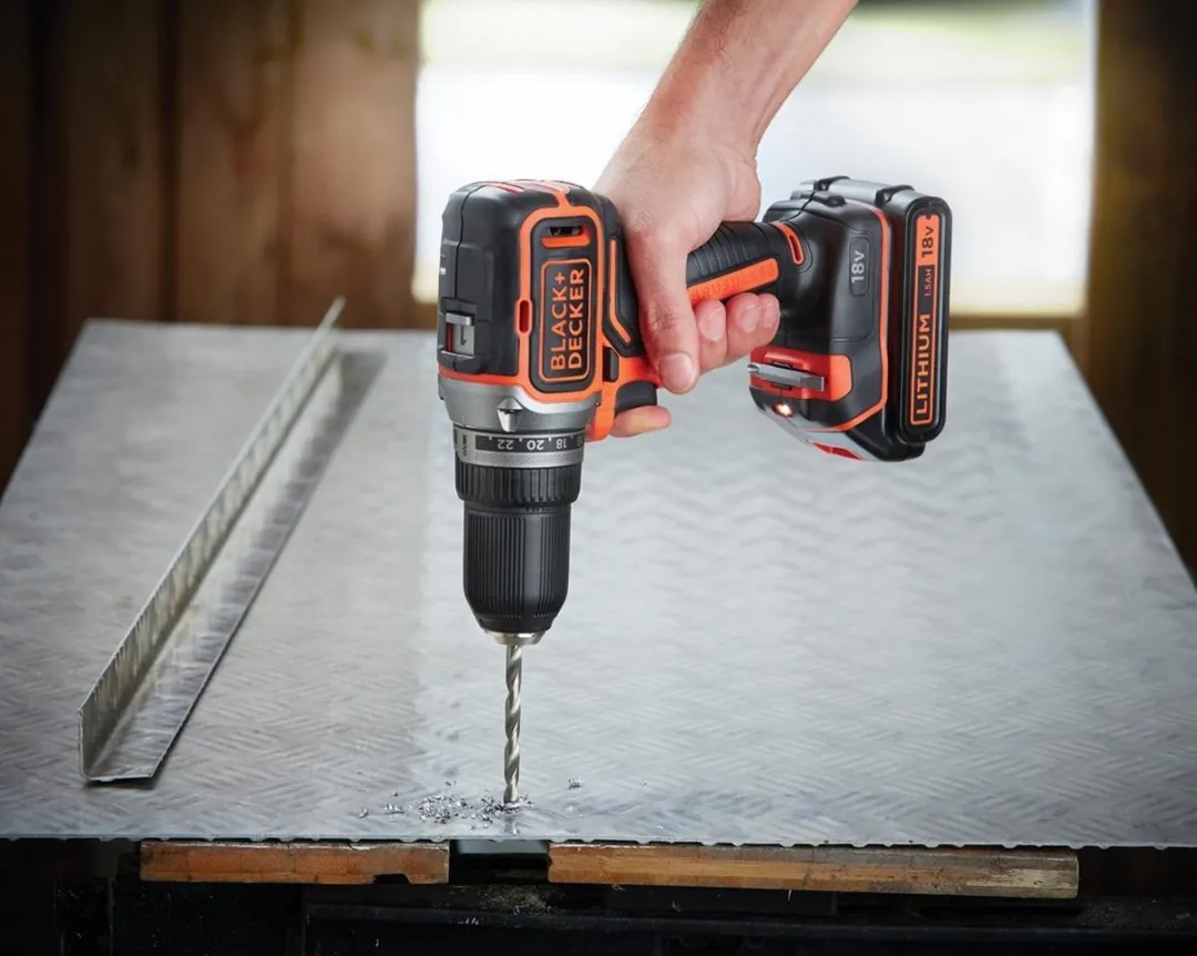 BLACK+DECKER BL186K1B2-QW 18V Accuboormachine - 2 Accu's - afbeelding 6 van 6