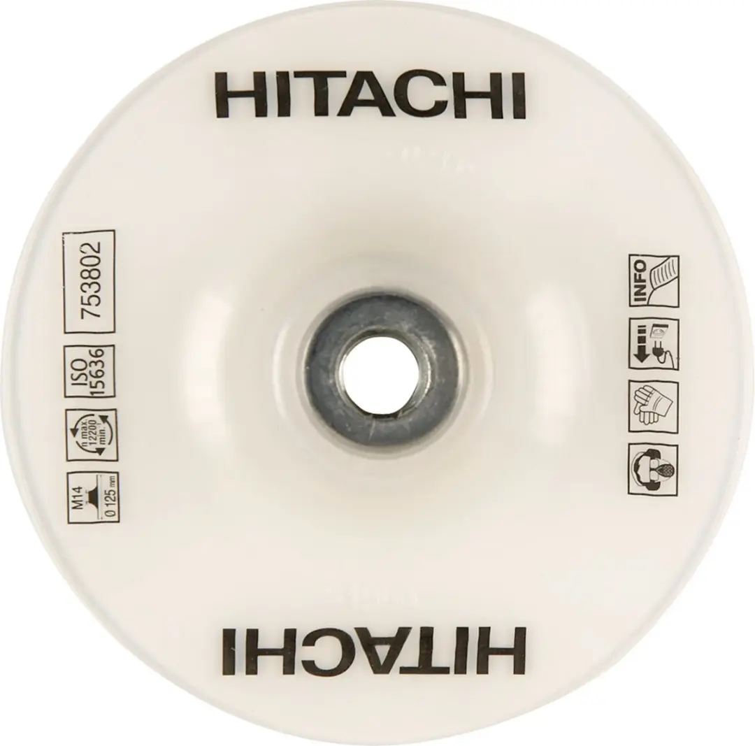 HiKOKI Steunschijf met Moer 115mm Middel-Hard