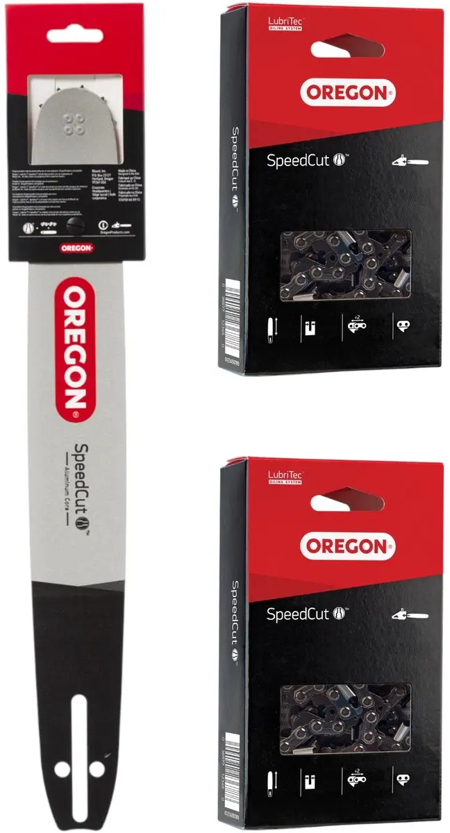 Oregon Speedcut Combo-geleidingsrail + 2x zaagketting 38cm 0,325" 1,3mm 64 TG