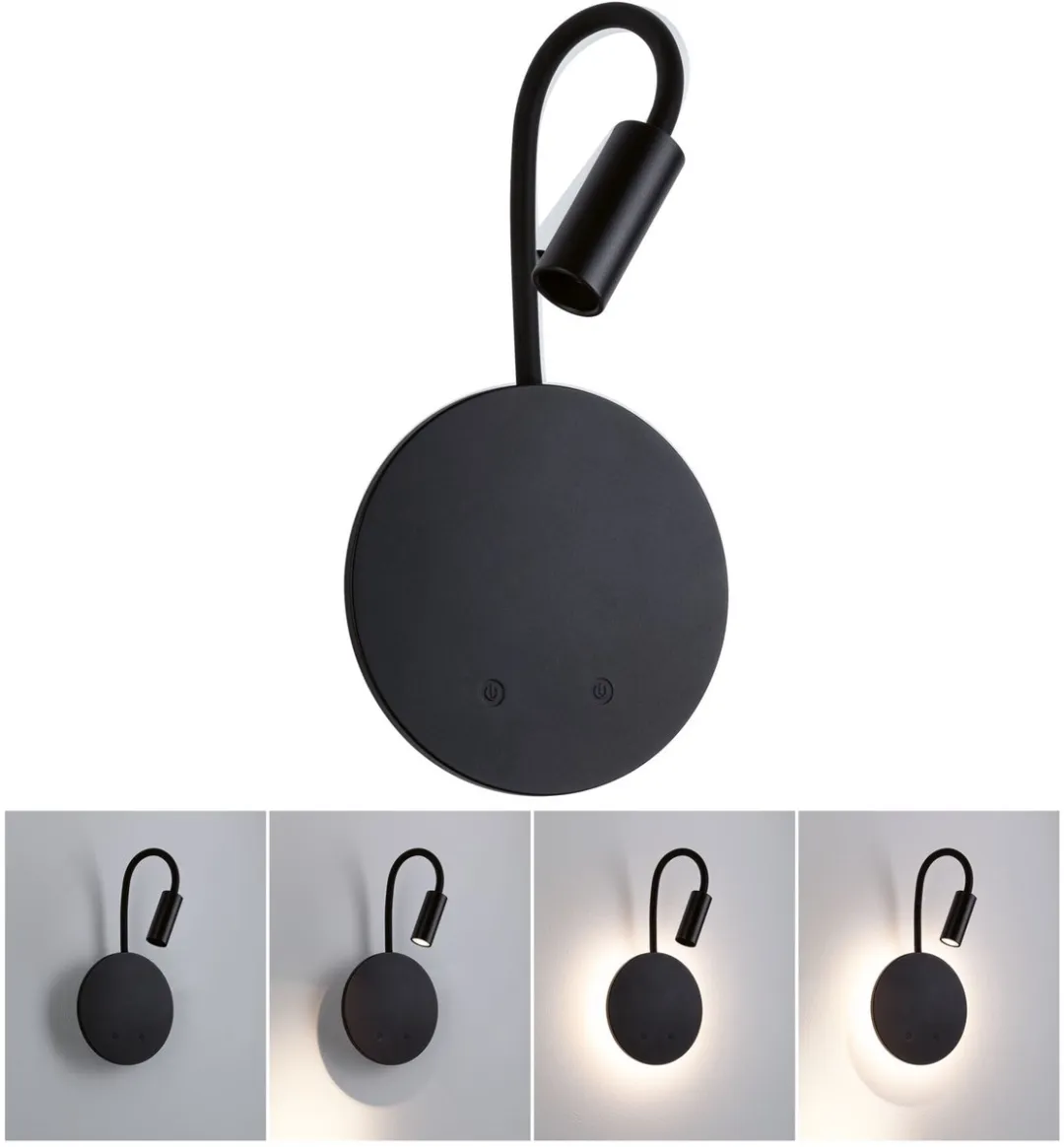 Paulmann Miora LED Wandlamp Accu 2700K - 2 Stuks
