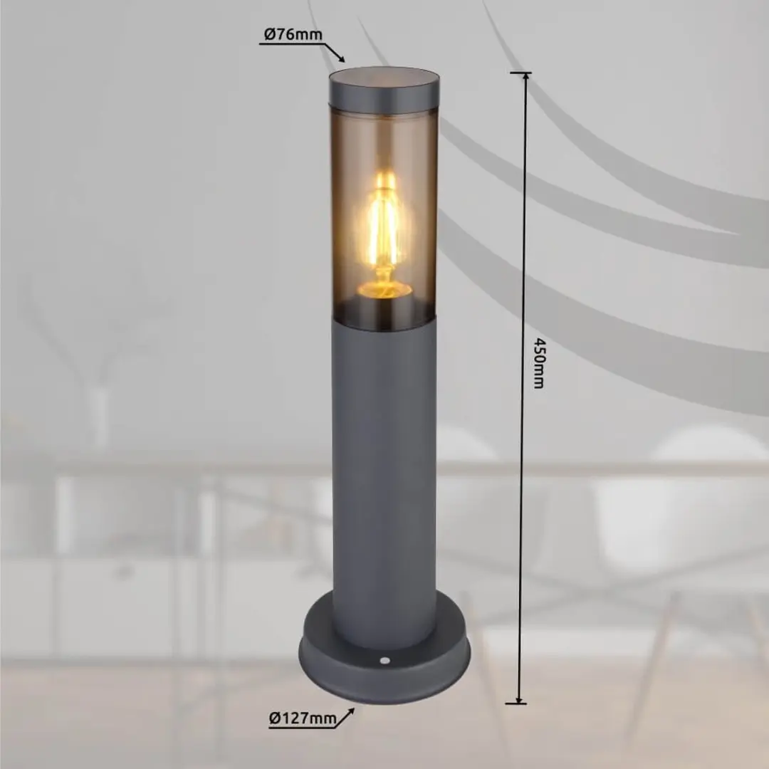 Globo Boston 3158SA Terraslamp - 15W - Antraciet - afbeelding 4 van 6