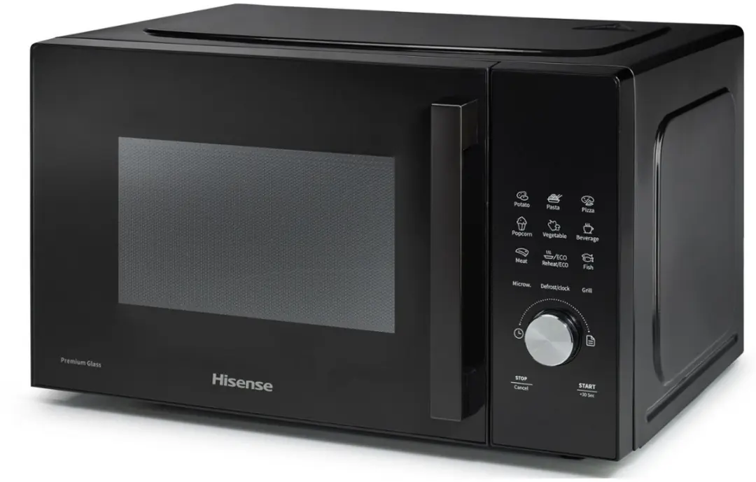 Hisense H23MOBSD1HG Magnetron met Grill 800W - Zwart - afbeelding 2 van 6