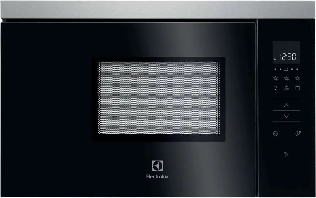 Electrolux MQ818GXE magnetron Zwart, RVS Magnetron met grill Inbouw 17 L 800 W