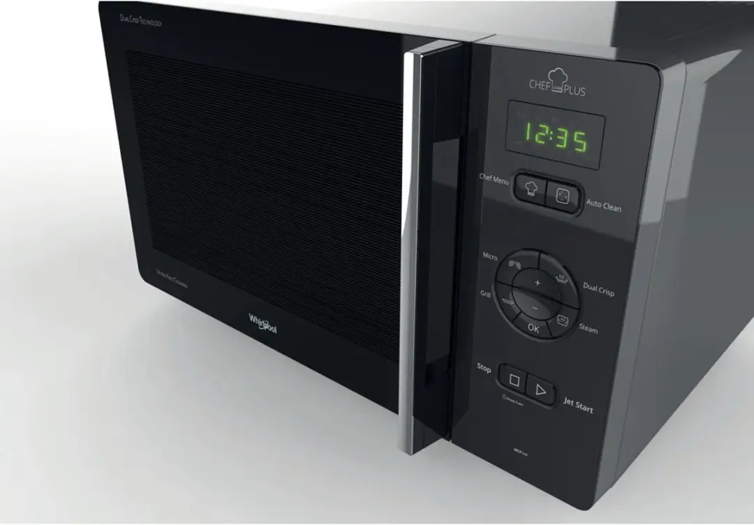 Whirlpool MCP 346 SL Magnetron 800W - Zilver - afbeelding 3 van 6