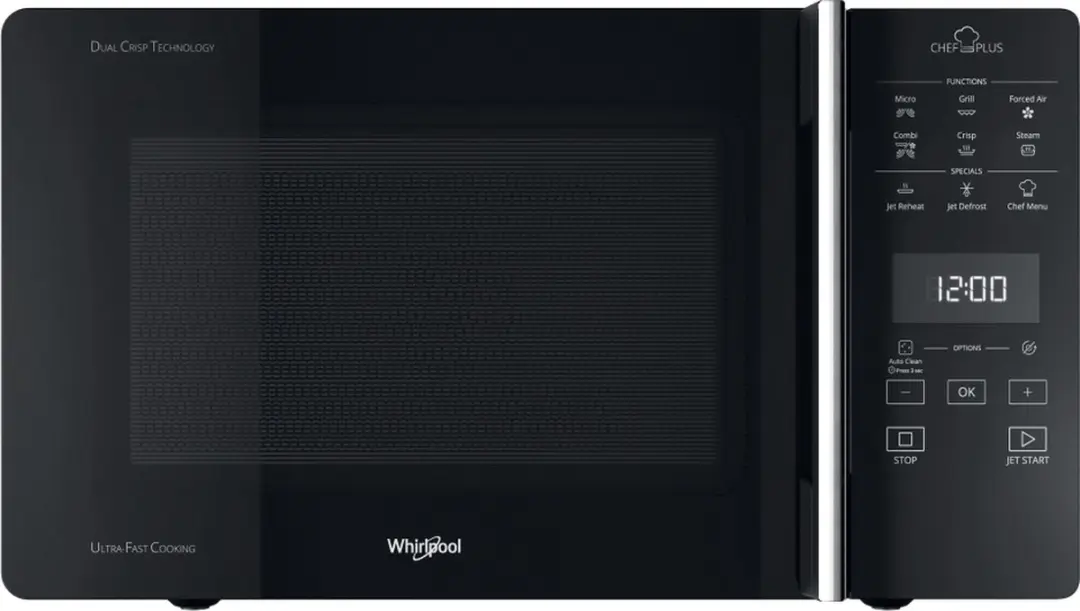 Whirlpool Chef Plus MCP 359 SL Combimagnetron - 25L - Zilver - afbeelding 4 van 6