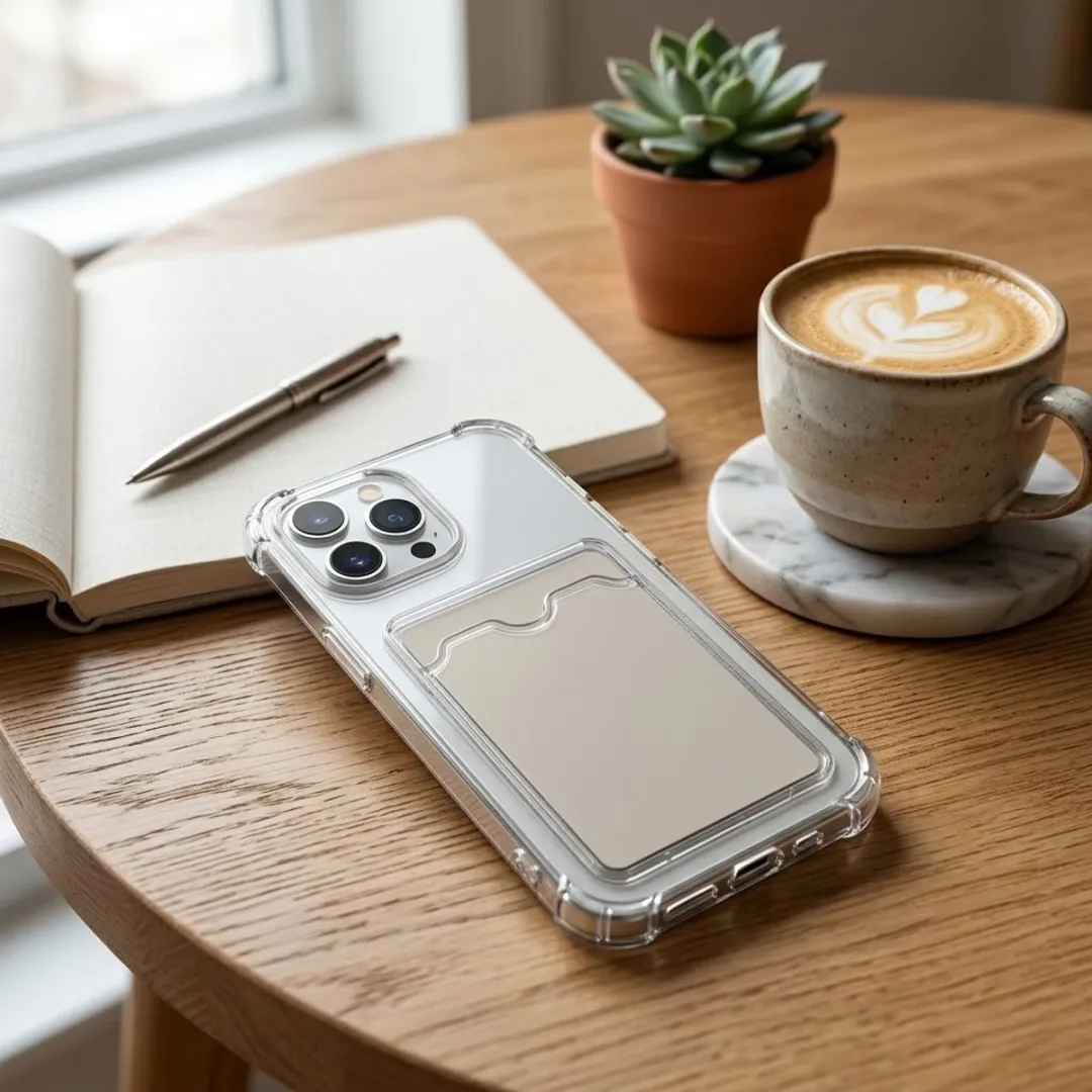 NUVEX iPhone 15 Pro Hoesje Transparant - Schokbestendig