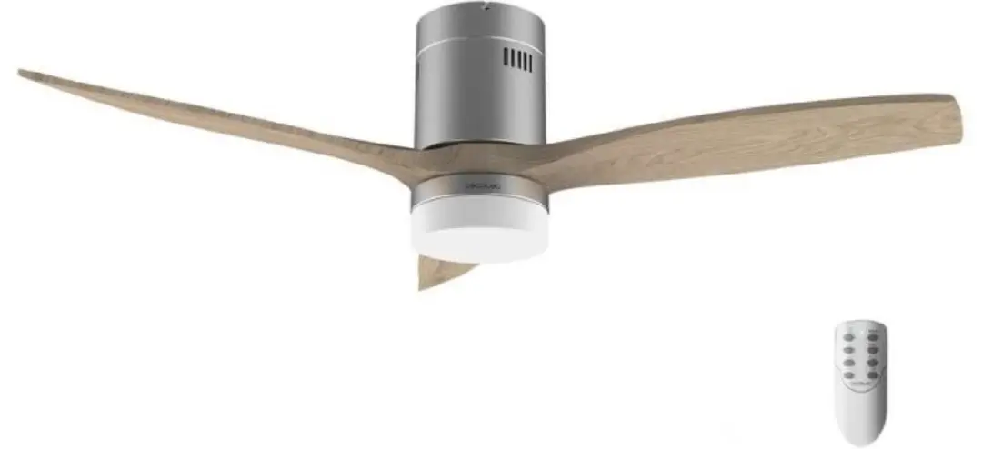 Plafondventilator met licht Cecotec EnergySilence Aero 5600 Classic Steel 40 W Z