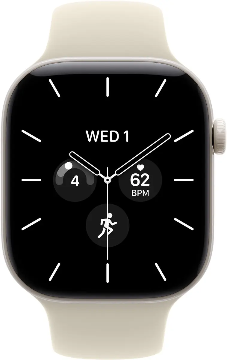 Apple Watch Series 12 42mm Cellular - Keramiek Parelwit - M/L - afbeelding 2 van 3