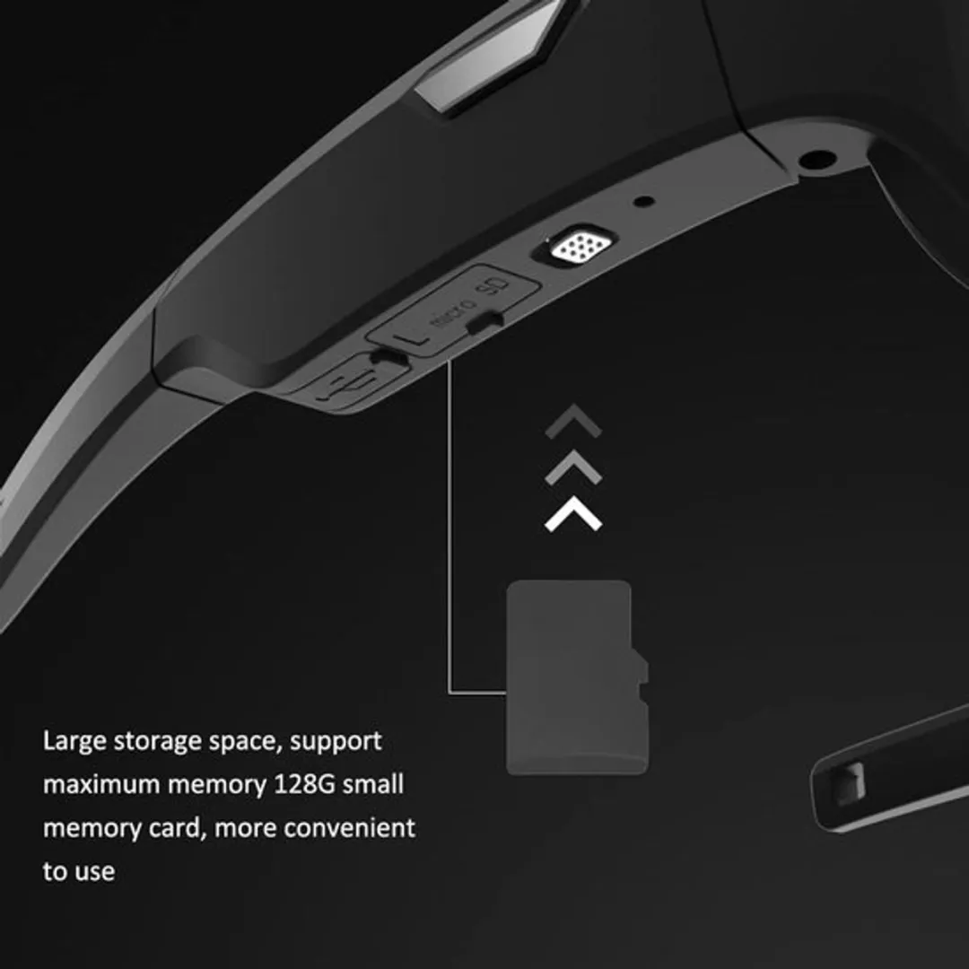 Spy bril - Zonnebril met Camera - Spion - Full HD - Verborgen Camera - Video