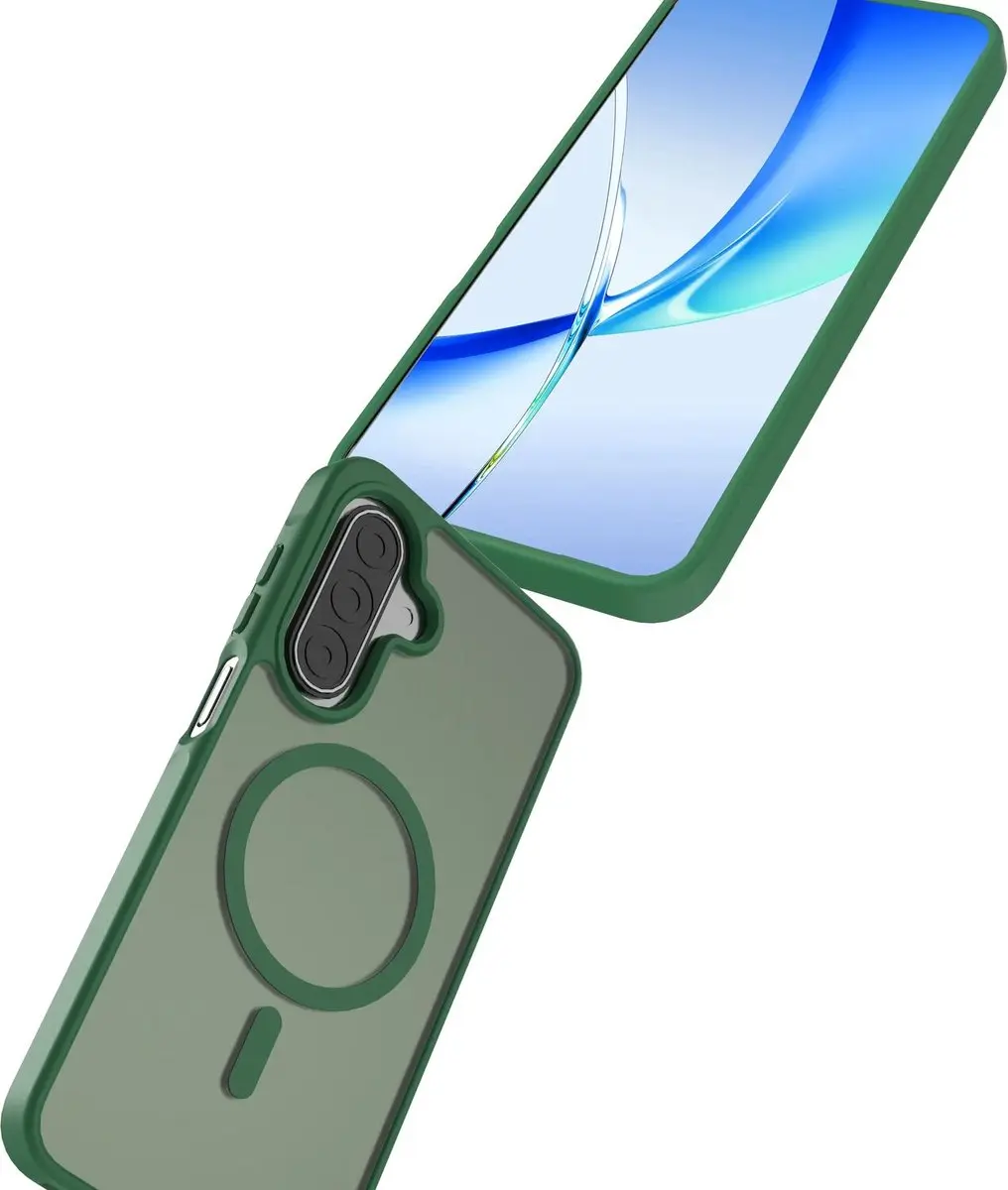 Buddi Frost Hoesje Galaxy A17/A26/A16 - MagSafe - Mat Groen - afbeelding 4 van 6