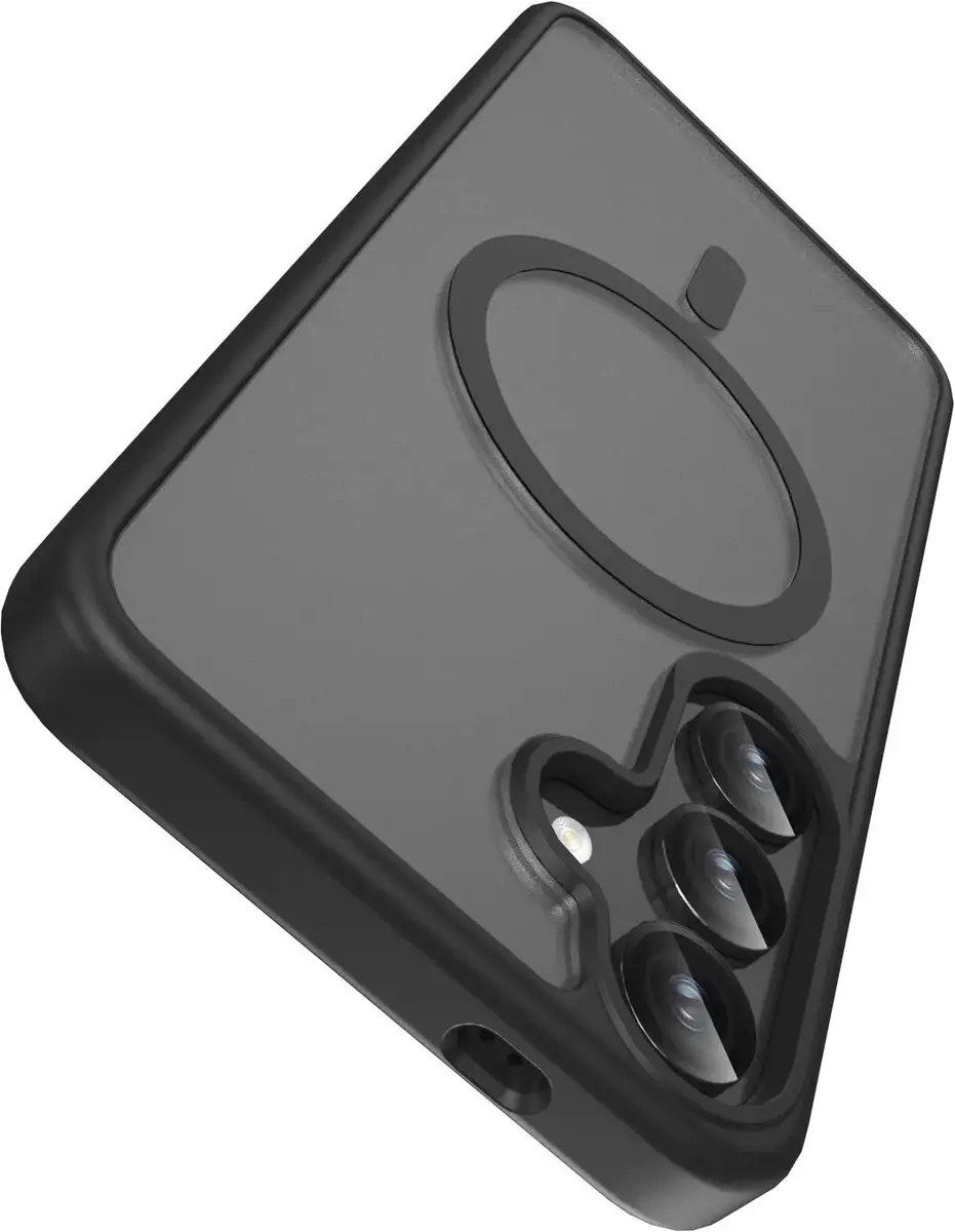 Buddi Frost Hoesje Galaxy S25/S24 - MagSafe - Mat Zwart - afbeelding 4 van 6