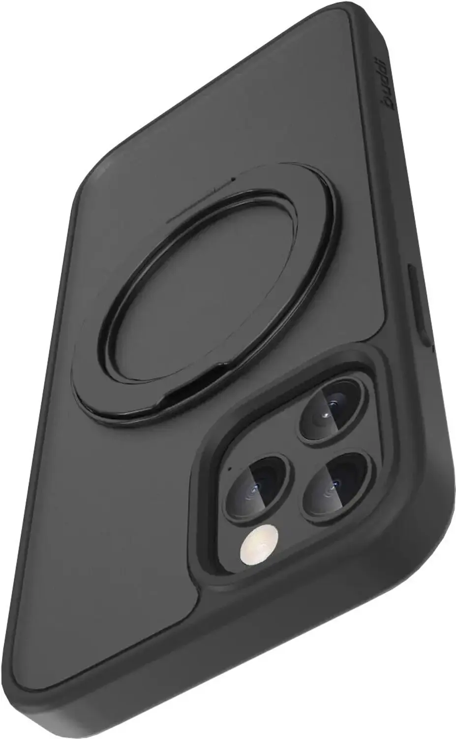 Buddi Frost Hoesje iPhone 12 / 12 Pro - MagSafe - Mat Zwart - afbeelding 6 van 6