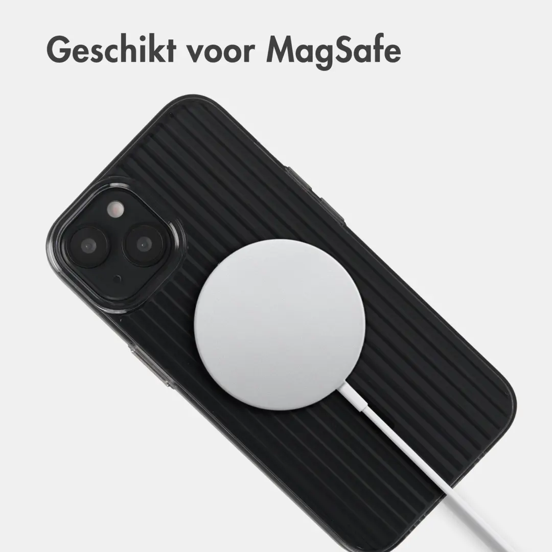 Accezz Lite Backcover iPhone 14 - MagSafe - Glossy Black - afbeelding 3 van 6