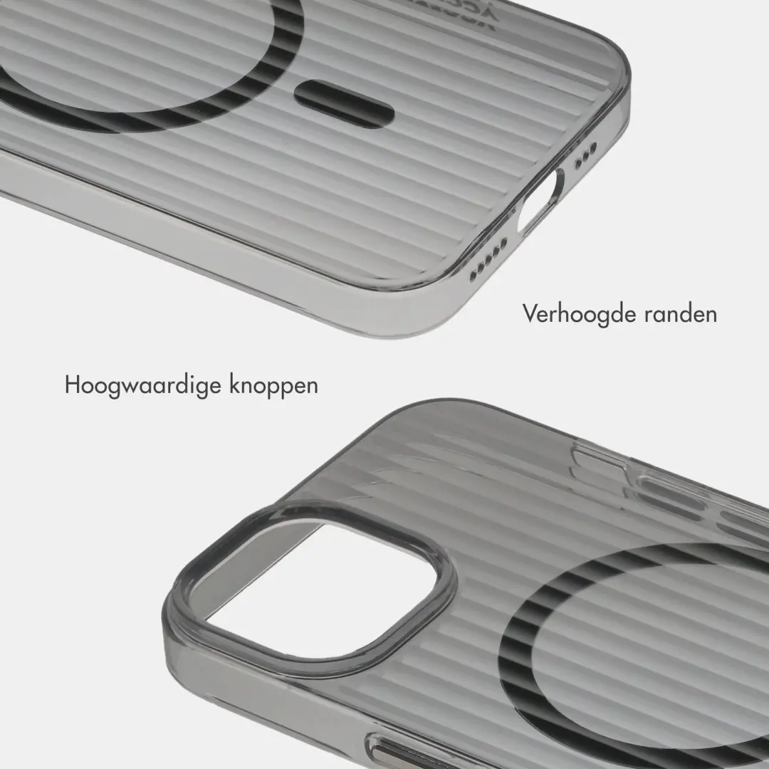 Accezz Lite Backcover iPhone 14 - MagSafe - Glossy Black - afbeelding 5 van 6