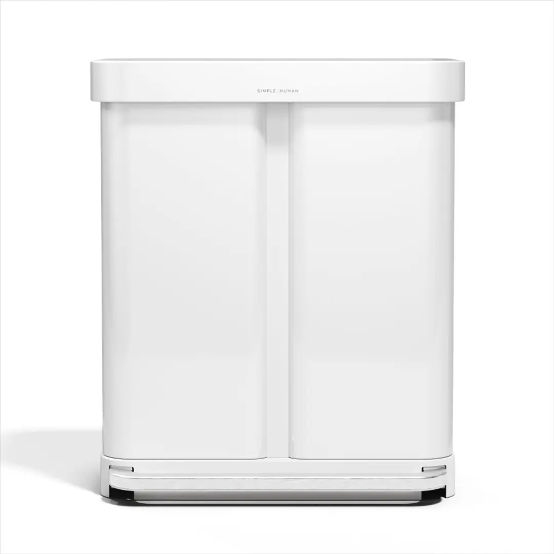 Simplehuman rechthoekige pedaalemmer van 58 liter